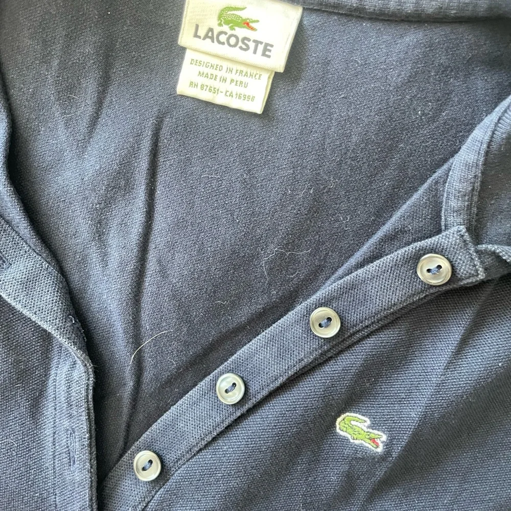 Lacoste Navy Blue Polo Shirt - Picture 3 of 3